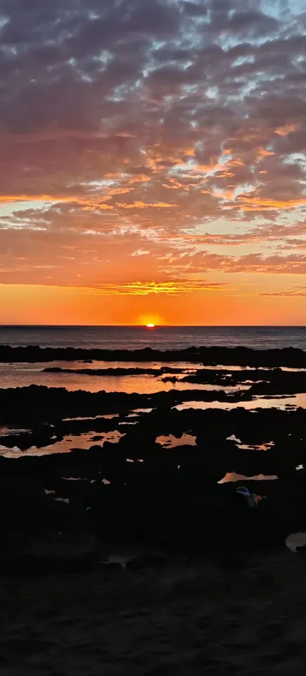 Pacific coast sunset
